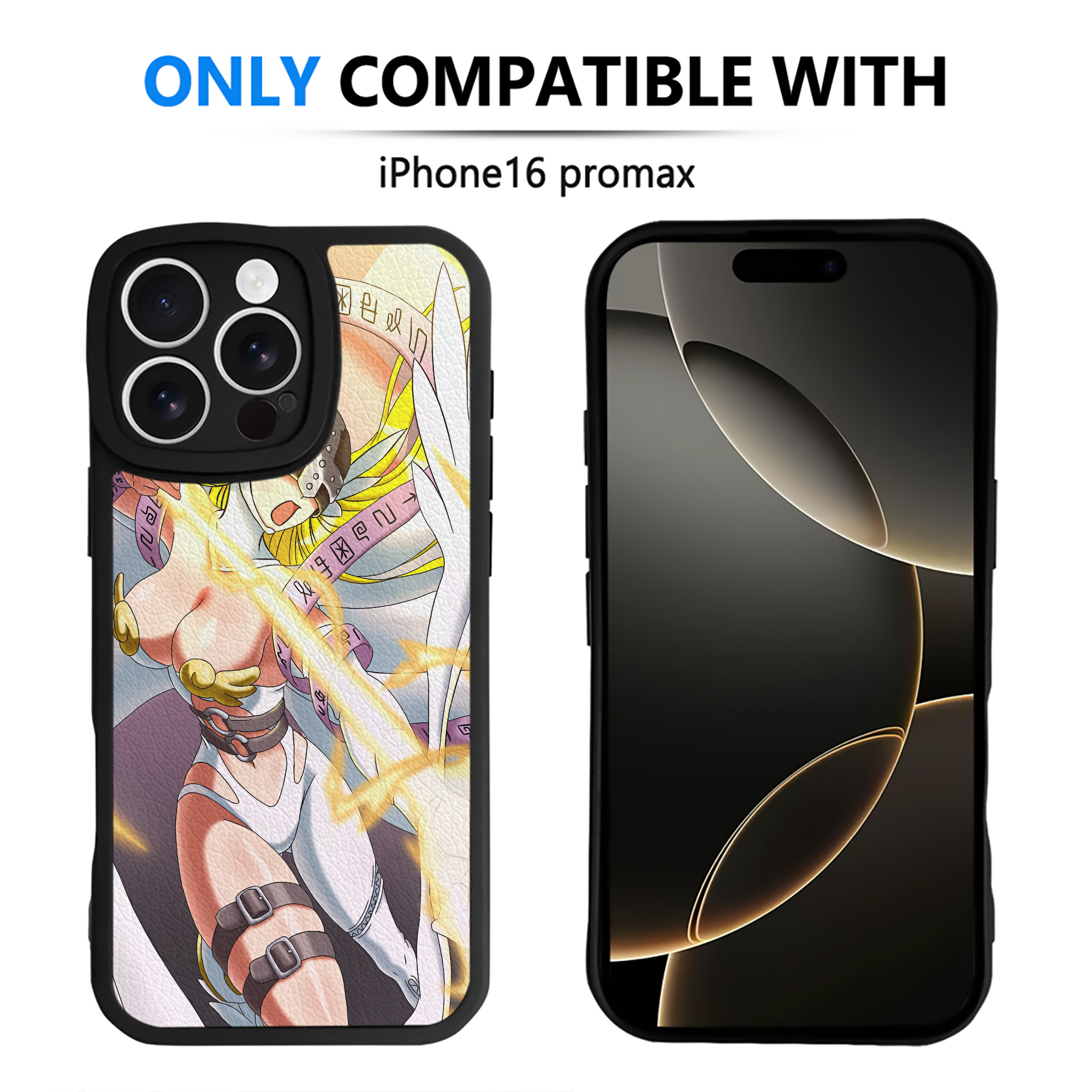 （画像用） Digimon デジタルモンスター/デジモン 【iPhone 16シリーズ対応】シリコンスマホケース（レザー調） 材質：シリコン